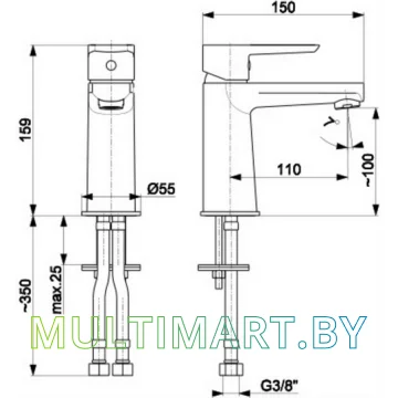 Смеситель Armatura Narva 5222-815-81 картинка 2